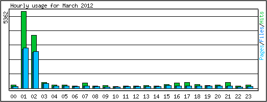 Hourly usage